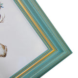Maxbell Plastic Photo Frame Light Green Picuture Display Frame Wall Arts 7inch
