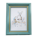Maxbell Plastic Photo Frame Light Green Picuture Display Frame Wall Arts 8inch