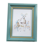 Maxbell Plastic Photo Frame Light Green Picuture Display Frame Wall Arts 8inch