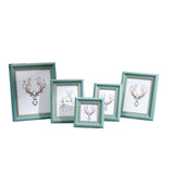 Maxbell Plastic Photo Frame Light Green Picuture Display Frame Wall Arts 8inch