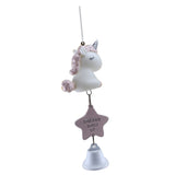 Maxbell Cartoon Animal Wind Chimes Hanging Bell Musical Ornaments Wind Chime  Pink