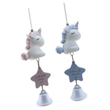 Maxbell Cartoon Animal Wind Chimes Hanging Bell Musical Ornaments Wind Chime  Pink