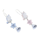 Maxbell Cartoon Animal Wind Chimes Hanging Bell Musical Ornaments Wind Chime  Pink