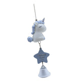 Maxbell Cartoon Animal Wind Chimes Hanging Bell Musical Ornaments Wind Chime  Blue
