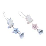 Maxbell Cartoon Animal Wind Chimes Hanging Bell Musical Ornaments Wind Chime  Blue