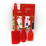 Maxbell 3xCooking Utensils Sets Kitchenware Spatula Spoon Brush Home Restaurant Eggs