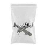 Maxbell Vintage Dual Wing Fighter Model Military Diecast Aeroplane Models Black