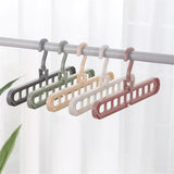 Maxbell 6pc Wardrobe Space Saver Clothes Closet Storage Hanger Organizer Light Blue