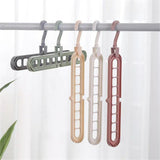 Maxbell 6pc Wardrobe Space Saver Clothes Closet Storage Hanger Organizer Gray