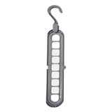 Maxbell 6pc Wardrobe Space Saver Clothes Closet Storage Hanger Organizer Gray