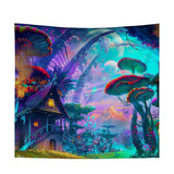 Maxbell Magic Style 3D Printed Wall Hanging Tapestry Window Curtains 150 x 130cm