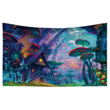 Maxbell Magic Style 3D Printed Wall Hanging Tapestry Window Curtains 200 x 150cm