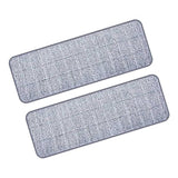 Maxbell Replacement Flat Mop Pad Kitchen Bathroom Floor Duster Cleaning Cloth 2pcs