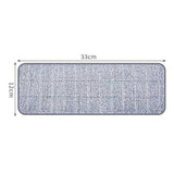 Maxbell Replacement Flat Mop Pad Kitchen Bathroom Floor Duster Cleaning Cloth 2pcs