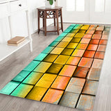Maxbell Living Room Floor Mat Carpet Bedroom Area Rug Runner Yellow 60 x 180cm
