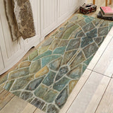 Maxbell Living Room Floor Mat Carpet Bedroom Area Rug Runner Light Green 60 x 180cm
