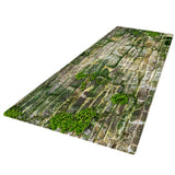 Maxbell Rustic Runner Rug Floor Mat Modern Home Strip Rug Rainbow(40x120cm) Green 40x120cm