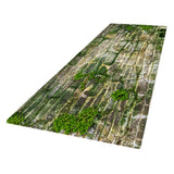 Maxbell Rustic Runner Rug Floor Mat Modern Home Strip Rug Rainbow(40x120cm) Green 60x180cm