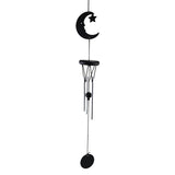 Maxbell Modern Simple Pendant Iron Wind Chimes Home Decor Hanging Ornament Moon