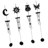 Maxbell Modern Simple Pendant Iron Wind Chimes Home Decor Hanging Ornament Moon