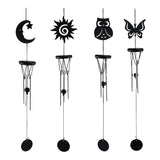 Maxbell Modern Simple Pendant Iron Wind Chimes Home Decor Hanging Ornament Moon