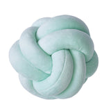 Soft Plush Knot Cushion Sofa Throw Pillow for Living Room Green