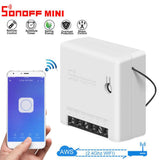 Maxbell Mini Wifi Smart Switch Compatible with Alexa & Google Home Assistant