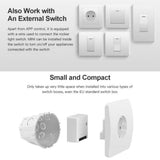 Maxbell Mini Wifi Smart Switch Compatible with Alexa & Google Home Assistant