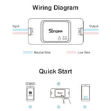 Maxbell Wifi DIY Smart Switch Compatible with Alexa & Google Home Assistant  RFR3