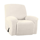 1pc Elastic Recliner Sofa Cover Non Slip Soft Armchair Slipcover White