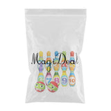 Maxbell Colorful Mini Bowling Ball Play Set Kids Indoor Outdoor Game Toy Gift