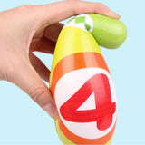 Maxbell Colorful Mini Bowling Ball Play Set Kids Indoor Outdoor Game Toy Gift