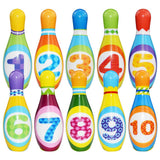Maxbell Colorful Mini Bowling Ball Play Set Kids Indoor Outdoor Game Toy Gift