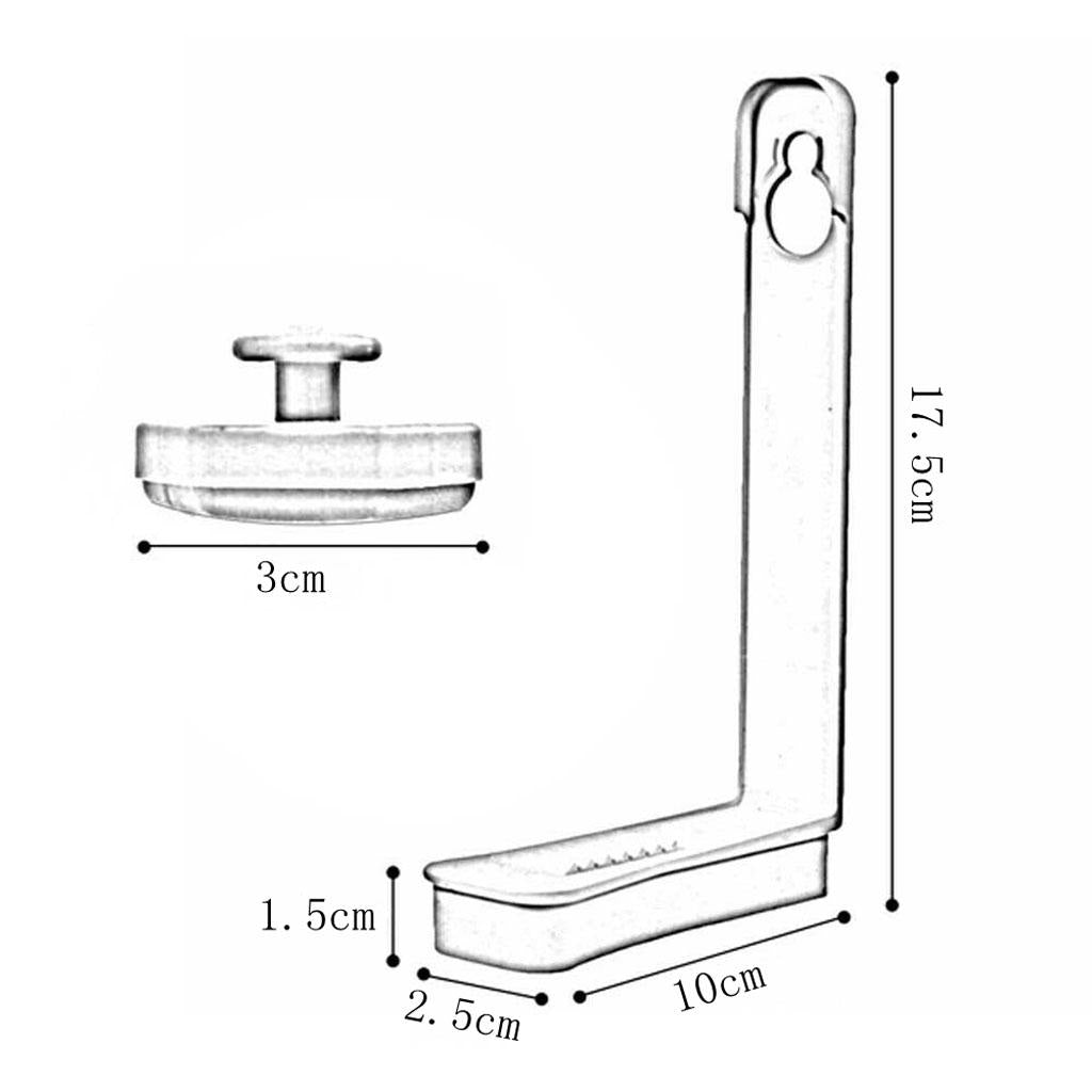 4Pcs/Set Bed Sheet Clip White