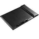 Maxbell PU Leather A4 Clipboard Tablet Writting Pad Pen Clip Black