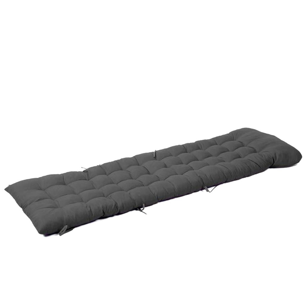 Home Office Chair Backrest Pad Seat Cushion Recliner Long Cushion Black