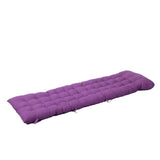 Home Office Chair Backrest Pad Seat Cushion Recliner Long Cushion Purple