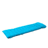 Home Office Chair Backrest Pad Seat Cushion Recliner Long Cushion Blue