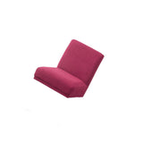 Waterproof and Anti-fouling Polar Fleece Twill Chair Cover Rose Red