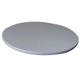 Waterproof Non-slip Round Fitted Tablecloth Table Cover Cloth 120cm Gray