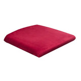 Stretch Square Chair Seat Cushion Pad Covers Slipcover 40-50cm Wine Red
