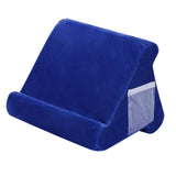 Maxbell Soft Pillow Stands For Tablet iPad Book Reader Holder Rest Cushion Blue