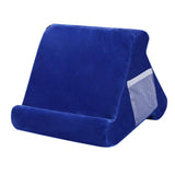 Maxbell Soft Pillow Stands For Tablet iPad Book Reader Holder Rest Cushion Blue
