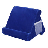 Maxbell Soft Pillow Stands For Tablet iPad Book Reader Holder Rest Cushion Blue