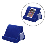 Maxbell Soft Pillow Stands For Tablet iPad Book Reader Holder Rest Cushion Blue