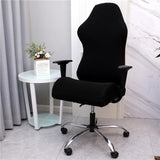 Stretchable Computer Swivel Armchair Slipcover Protective Cover black