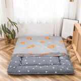 Comfortable Tatami Floor Mat Cover Bedspread Full Cover 35x79 Inch orange