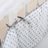 PADDED BUMPER TO FIT COT CRIB BABY BEDDING ALL ROUND PURE COTTON WASHABLE