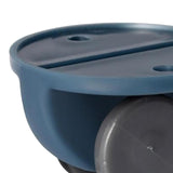 Maxbell 4Pc Small Furniture Replacement Casters Two-way Wheels Roller Dark Blue