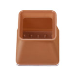 Silicone Chair Leg Caps Feet Cover Pads Protectors Brown Square